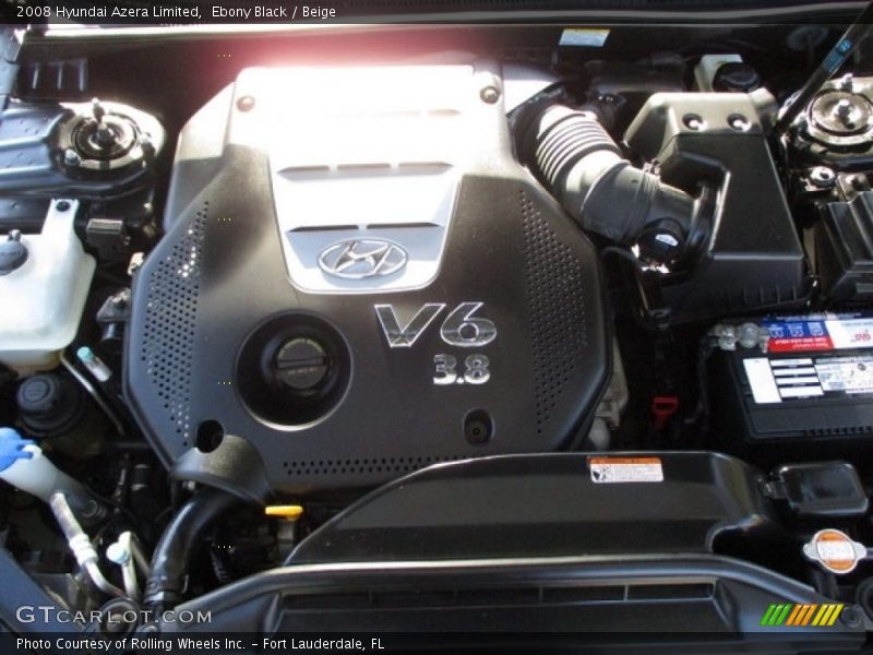 Ebony Black / Beige 2008 Hyundai Azera Limited