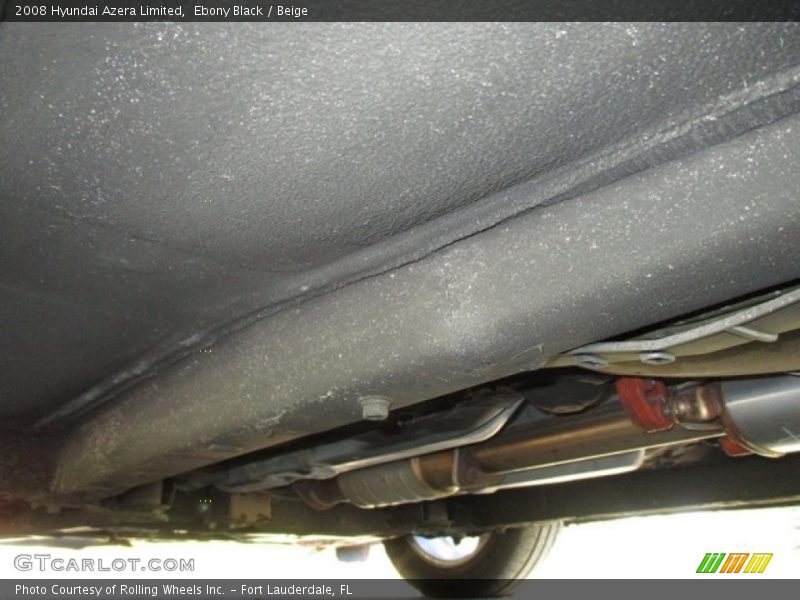 Ebony Black / Beige 2008 Hyundai Azera Limited