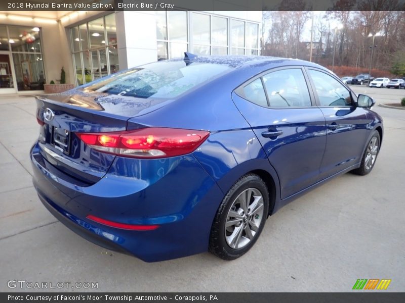 Electric Blue / Gray 2018 Hyundai Elantra Value Edition