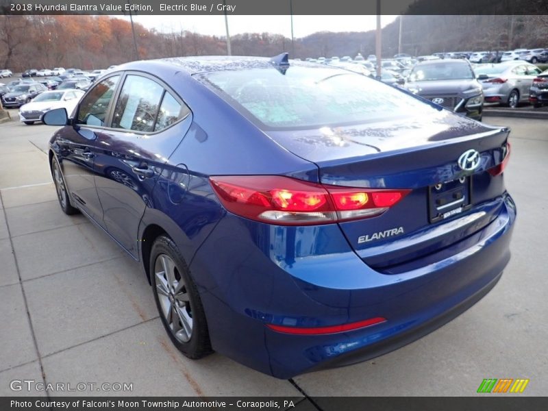Electric Blue / Gray 2018 Hyundai Elantra Value Edition