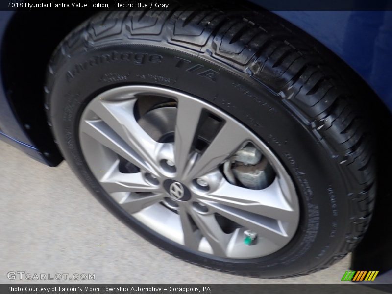 Electric Blue / Gray 2018 Hyundai Elantra Value Edition