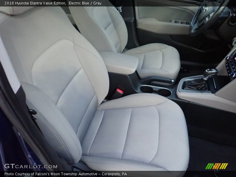 Electric Blue / Gray 2018 Hyundai Elantra Value Edition