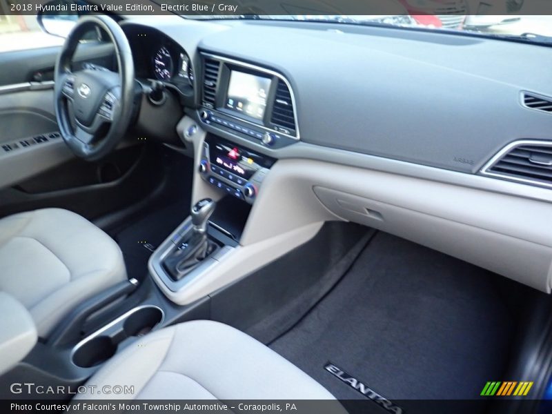 Electric Blue / Gray 2018 Hyundai Elantra Value Edition
