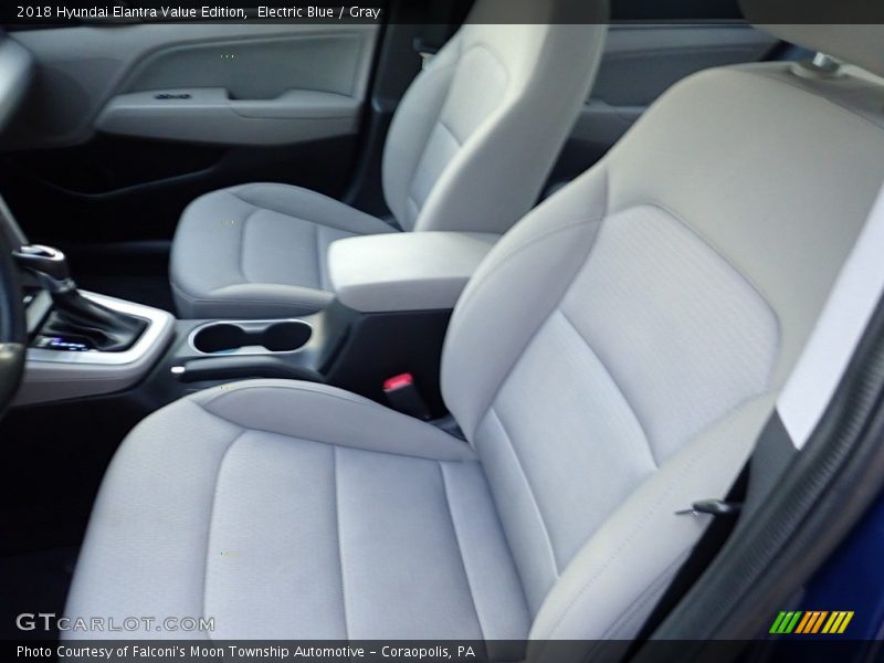Electric Blue / Gray 2018 Hyundai Elantra Value Edition