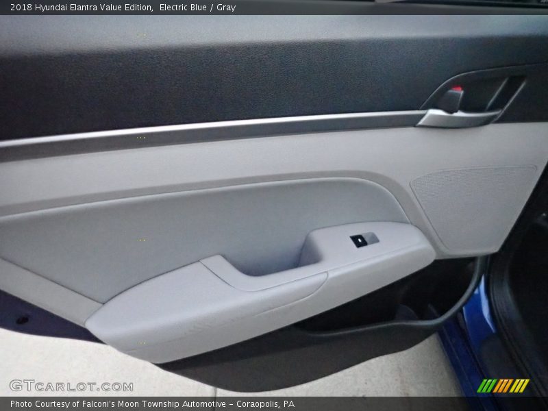 Electric Blue / Gray 2018 Hyundai Elantra Value Edition