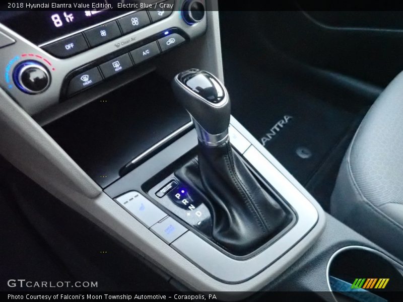 Electric Blue / Gray 2018 Hyundai Elantra Value Edition
