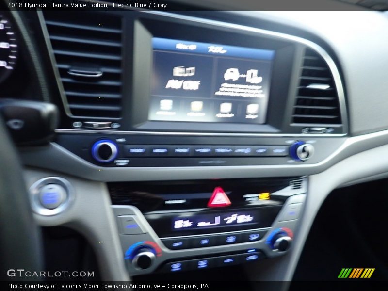 Electric Blue / Gray 2018 Hyundai Elantra Value Edition