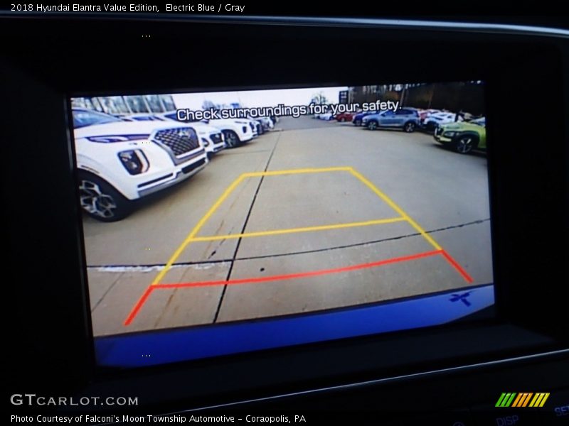 Electric Blue / Gray 2018 Hyundai Elantra Value Edition