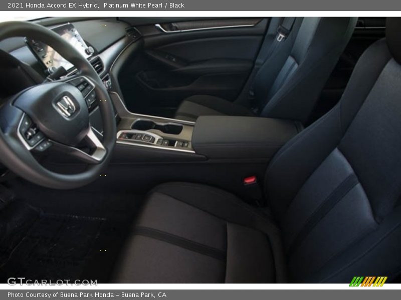 Front Seat of 2021 Accord EX Hybrid