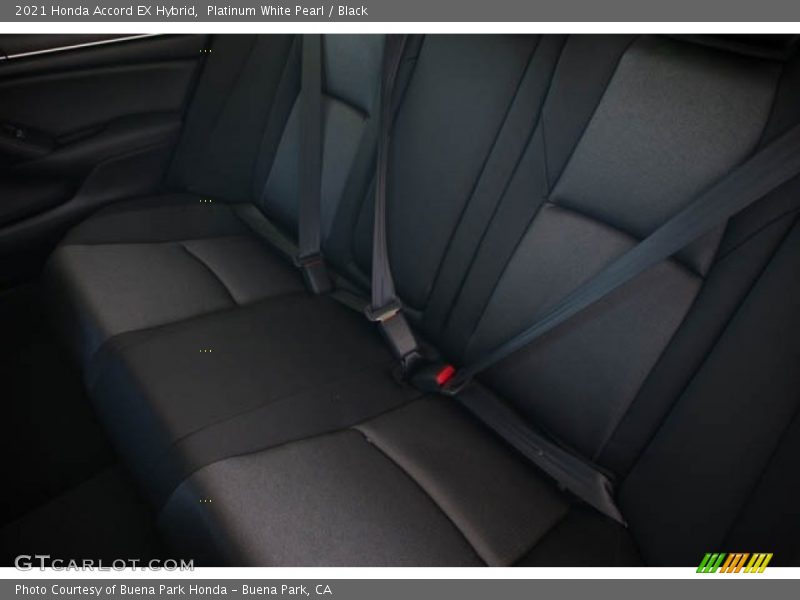 Rear Seat of 2021 Accord EX Hybrid