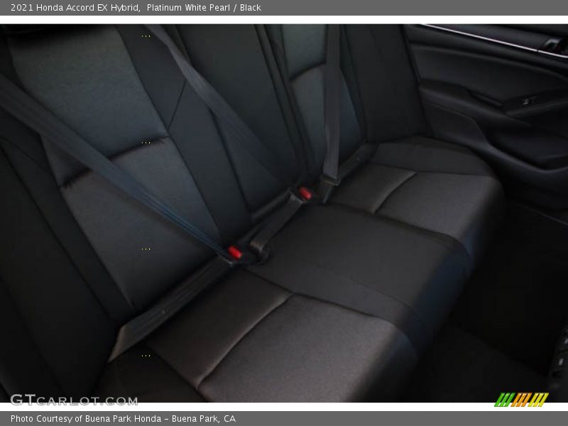 Rear Seat of 2021 Accord EX Hybrid