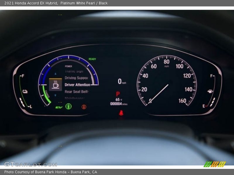  2021 Accord EX Hybrid EX Hybrid Gauges