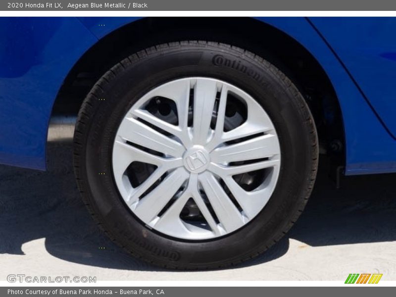 Aegean Blue Metallic / Black 2020 Honda Fit LX