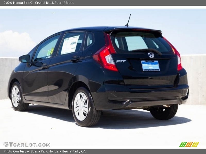 Crystal Black Pearl / Black 2020 Honda Fit LX