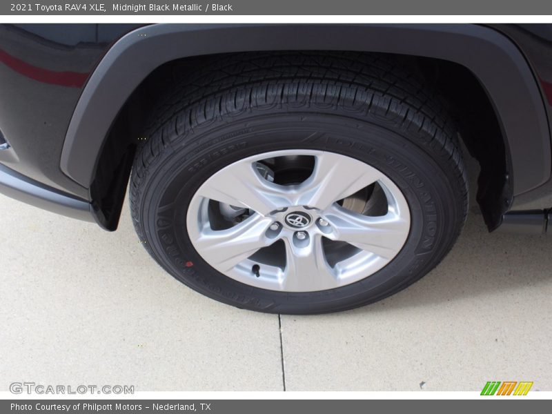 Midnight Black Metallic / Black 2021 Toyota RAV4 XLE