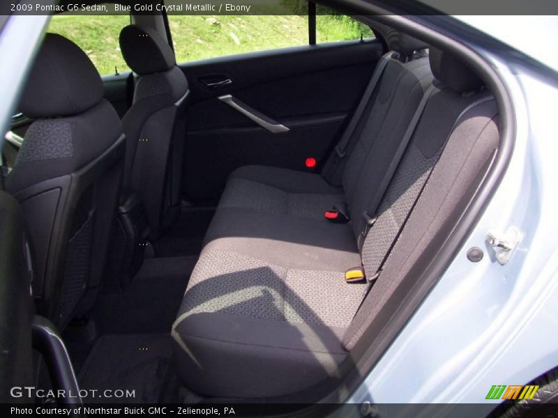 Blue Gold Crystal Metallic / Ebony 2009 Pontiac G6 Sedan