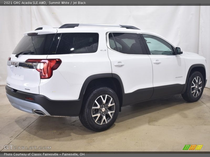 Summit White / Jet Black 2021 GMC Acadia SLE AWD