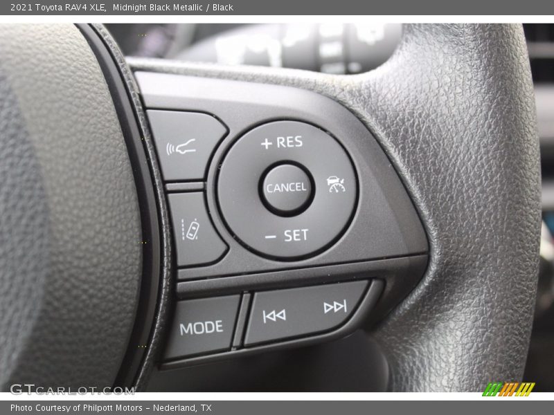 Midnight Black Metallic / Black 2021 Toyota RAV4 XLE