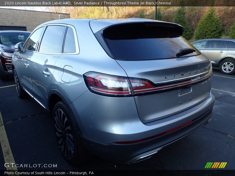 Silver Radiance / Throughbred Theme Jet Black/Chestnut 2020 Lincoln Nautilus Black Label AWD