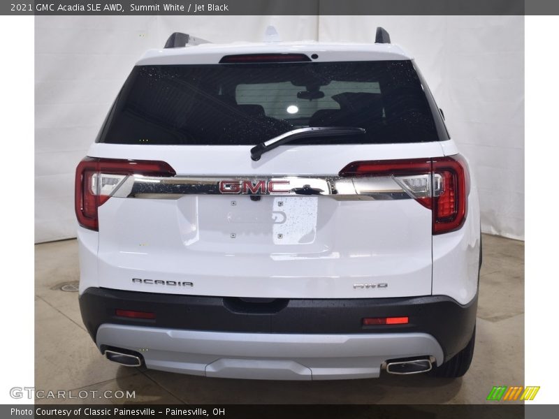 Summit White / Jet Black 2021 GMC Acadia SLE AWD