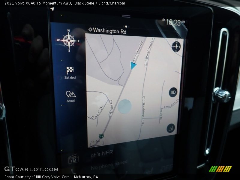 Navigation of 2021 XC40 T5 Momentum AWD