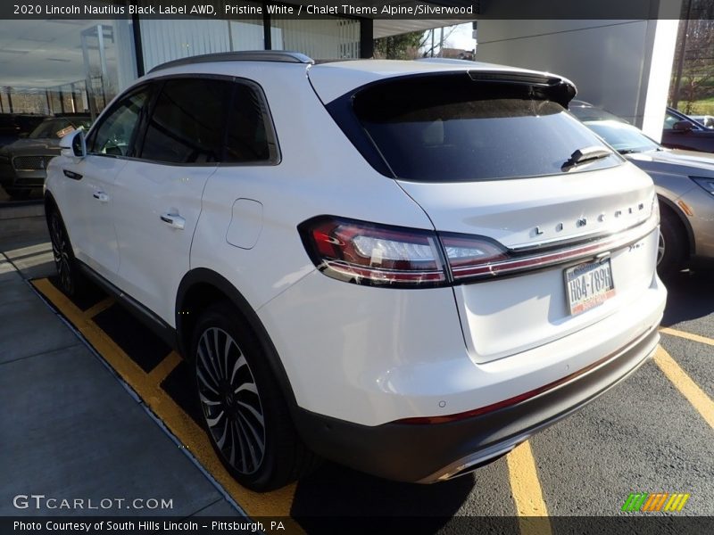 Pristine White / Chalet Theme Alpine/Silverwood 2020 Lincoln Nautilus Black Label AWD