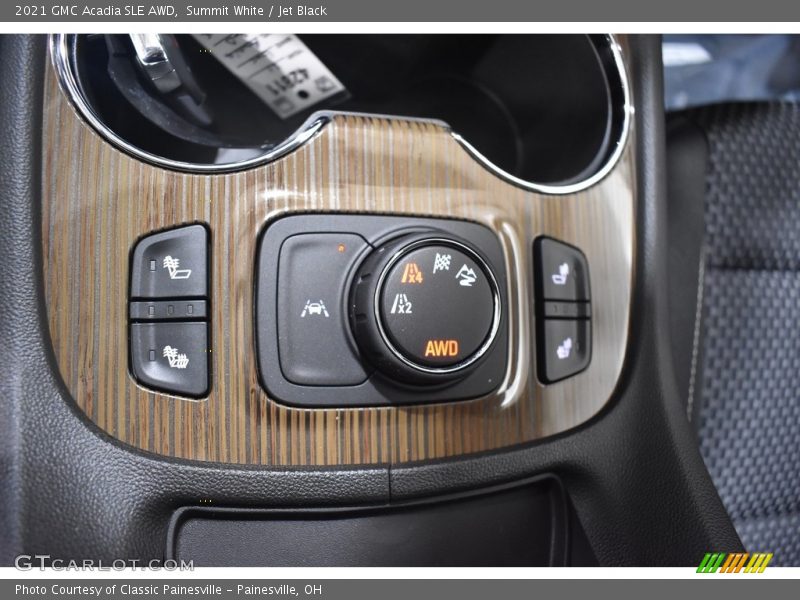 Summit White / Jet Black 2021 GMC Acadia SLE AWD