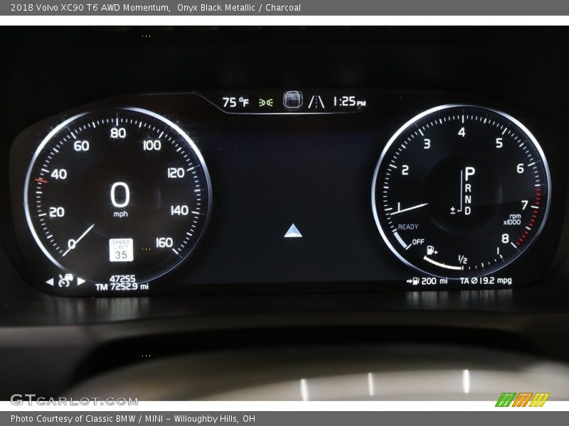 Onyx Black Metallic / Charcoal 2018 Volvo XC90 T6 AWD Momentum