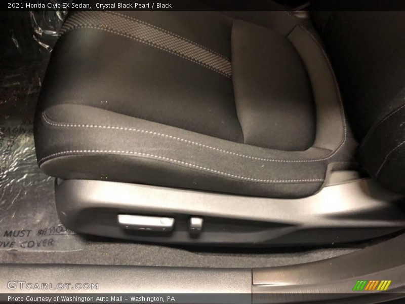 Crystal Black Pearl / Black 2021 Honda Civic EX Sedan