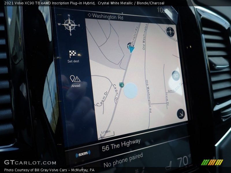 Navigation of 2021 XC90 T8 eAWD Inscription Plug-in Hybrid