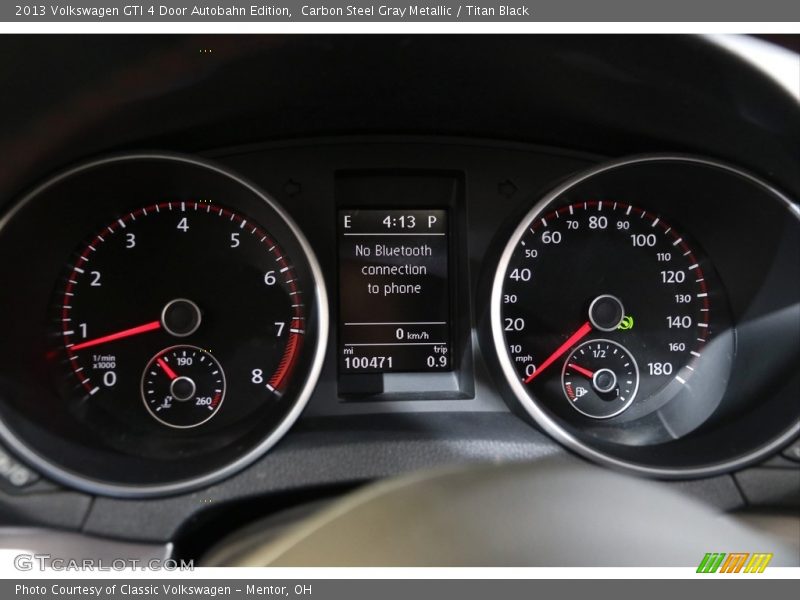 Carbon Steel Gray Metallic / Titan Black 2013 Volkswagen GTI 4 Door Autobahn Edition