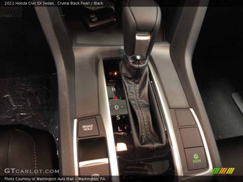 Crystal Black Pearl / Black 2021 Honda Civic EX Sedan