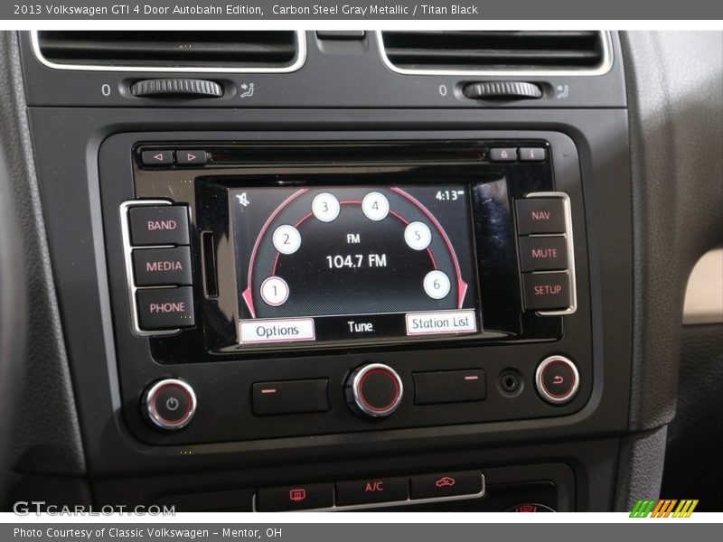 Carbon Steel Gray Metallic / Titan Black 2013 Volkswagen GTI 4 Door Autobahn Edition