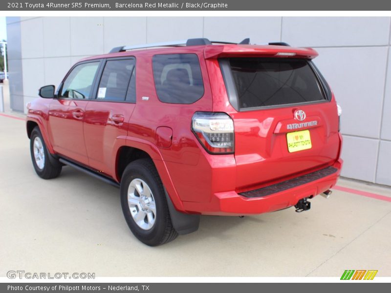 Barcelona Red Metallic / Black/Graphite 2021 Toyota 4Runner SR5 Premium