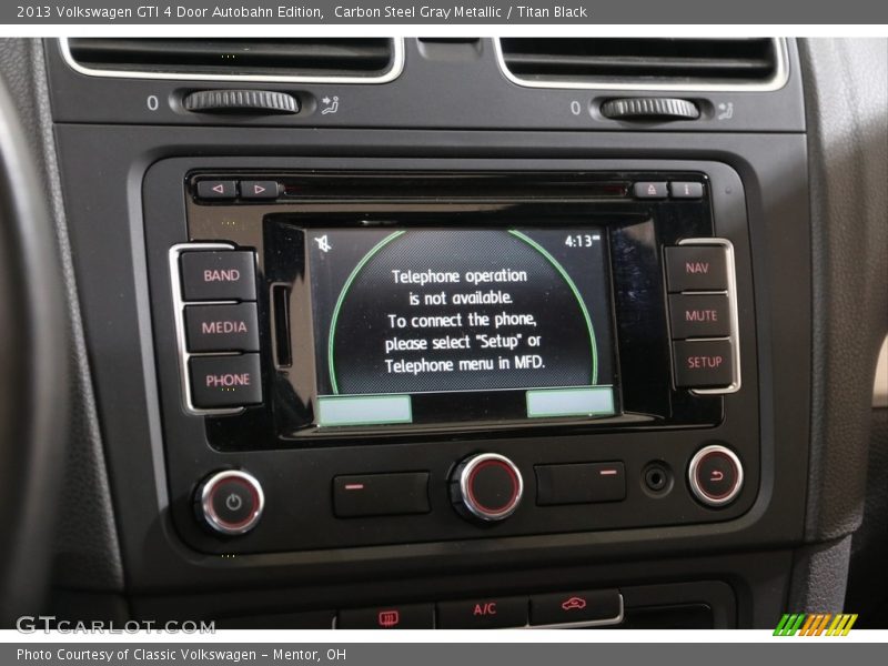 Carbon Steel Gray Metallic / Titan Black 2013 Volkswagen GTI 4 Door Autobahn Edition