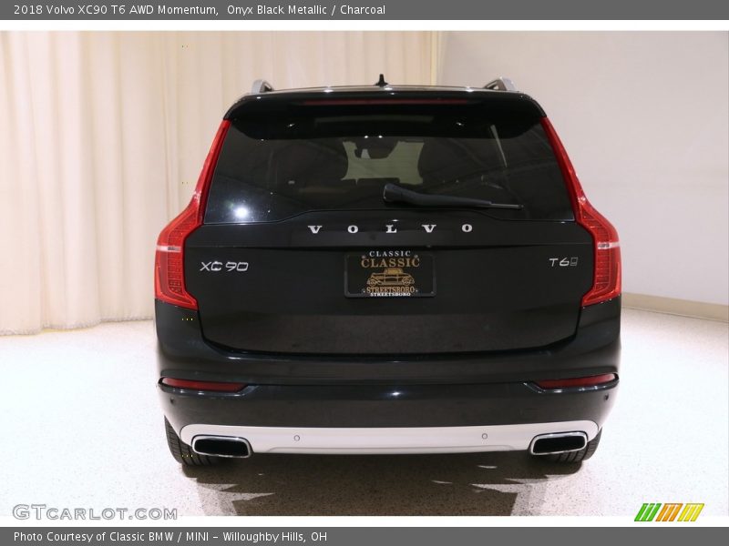 Onyx Black Metallic / Charcoal 2018 Volvo XC90 T6 AWD Momentum