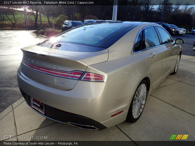 Palladium White Gold / Cappuccino 2017 Lincoln MKZ Reserve