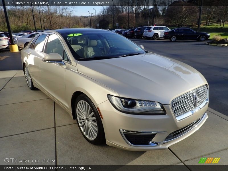 Palladium White Gold / Cappuccino 2017 Lincoln MKZ Reserve