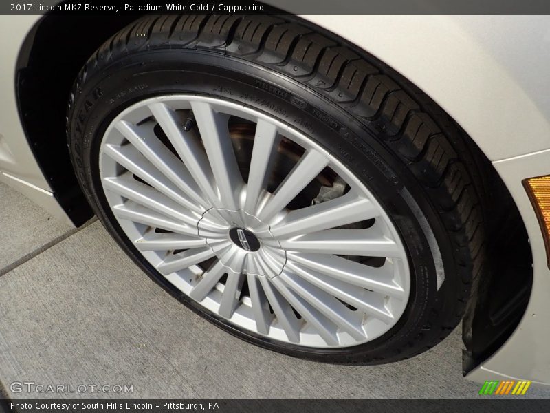 Palladium White Gold / Cappuccino 2017 Lincoln MKZ Reserve