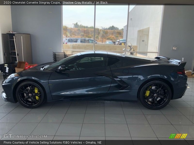 Shadow Gray Metallic / Jet Black 2020 Chevrolet Corvette Stingray Coupe