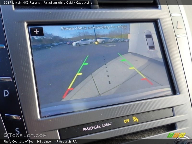 Palladium White Gold / Cappuccino 2017 Lincoln MKZ Reserve