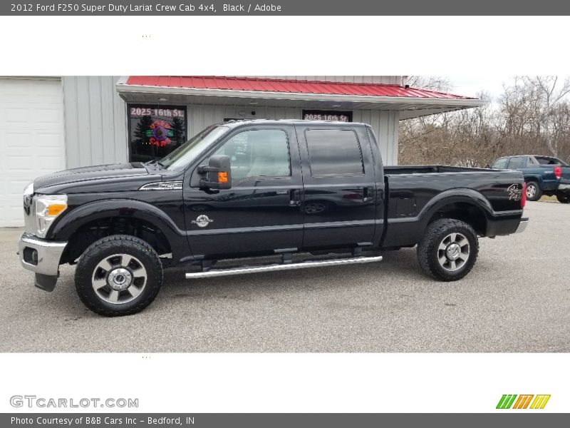 Black / Adobe 2012 Ford F250 Super Duty Lariat Crew Cab 4x4