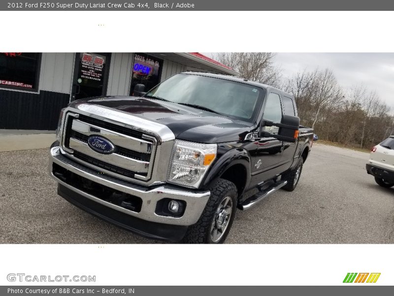 Black / Adobe 2012 Ford F250 Super Duty Lariat Crew Cab 4x4