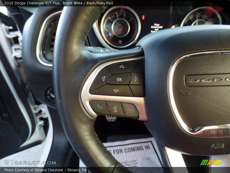  2016 Challenger R/T Plus Steering Wheel
