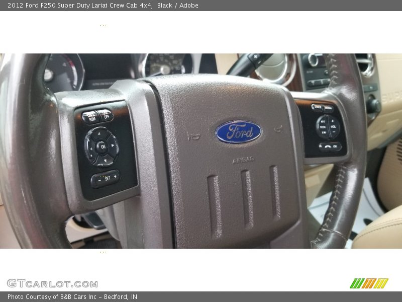 Black / Adobe 2012 Ford F250 Super Duty Lariat Crew Cab 4x4