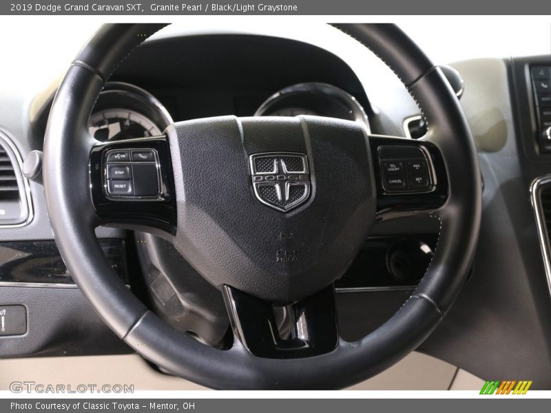 Granite Pearl / Black/Light Graystone 2019 Dodge Grand Caravan SXT