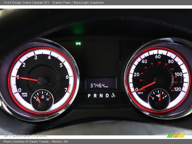 Granite Pearl / Black/Light Graystone 2019 Dodge Grand Caravan SXT