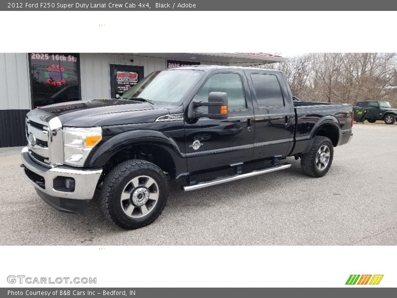 Black / Adobe 2012 Ford F250 Super Duty Lariat Crew Cab 4x4