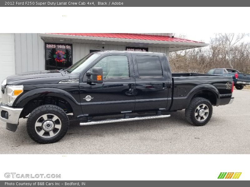 Black / Adobe 2012 Ford F250 Super Duty Lariat Crew Cab 4x4
