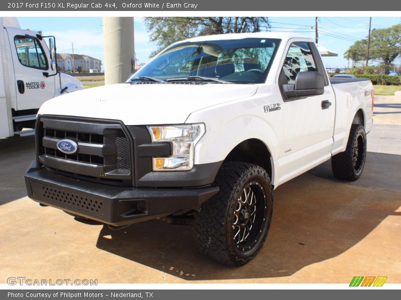 Oxford White / Earth Gray 2017 Ford F150 XL Regular Cab 4x4